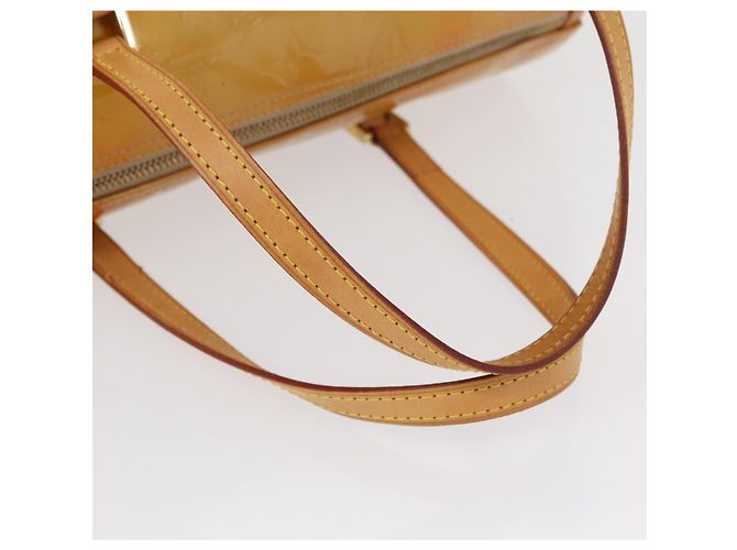 LOUIS VUITTON Borsa a Mano Monogram Vernis Bedford Beige M91006 LV Auth 166565 - vista 7