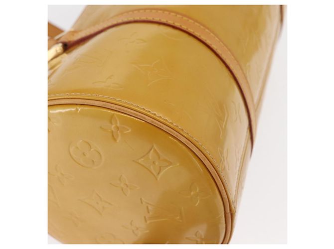 LOUIS VUITTON Borsa a Mano Monogram Vernis Bedford Beige M91006 LV Auth 166565 - vista 9