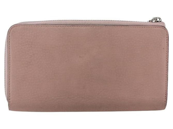 LOUIS VUITTON Cartera Comet de Cuero Taurillon M63103 Auth bs32740 Rosa - vista 2