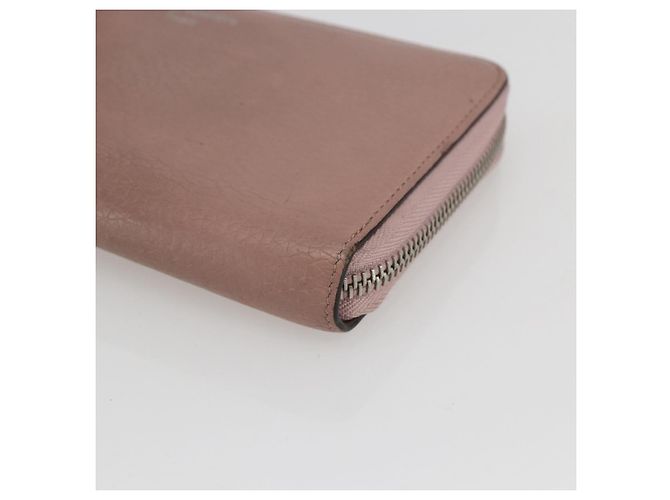 LOUIS VUITTON Cartera Comet de Cuero Taurillon M63103 Auth bs32740 Rosa - vista 7