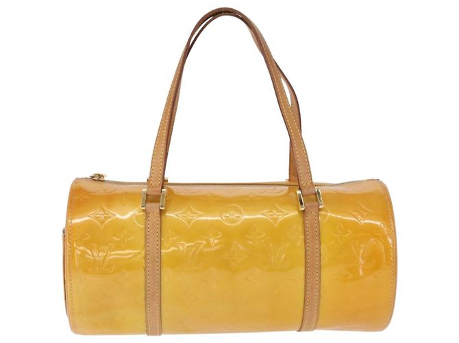 LOUIS VUITTON Borsa a Mano Monogram Vernis Bedford Beige M91006 LV Auth 166564 - vista 13