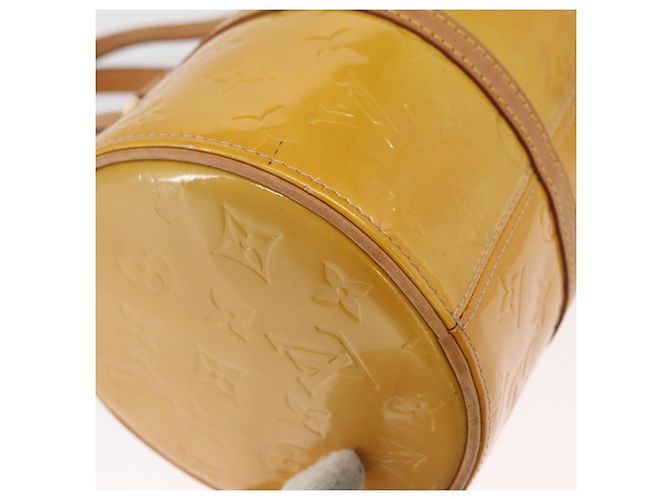 LOUIS VUITTON Borsa a Mano Monogram Vernis Bedford Beige M91006 LV Auth 166564 - vista 14