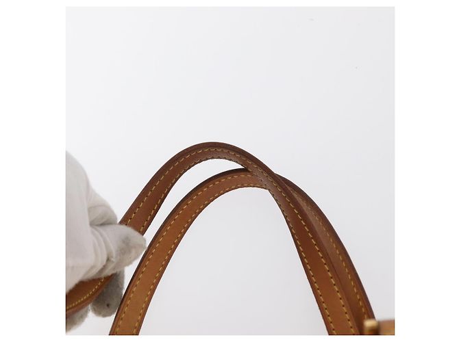 LOUIS VUITTON Borsa a Mano Monogram Vernis Bedford Beige M91006 LV Auth 166564 - vista 8