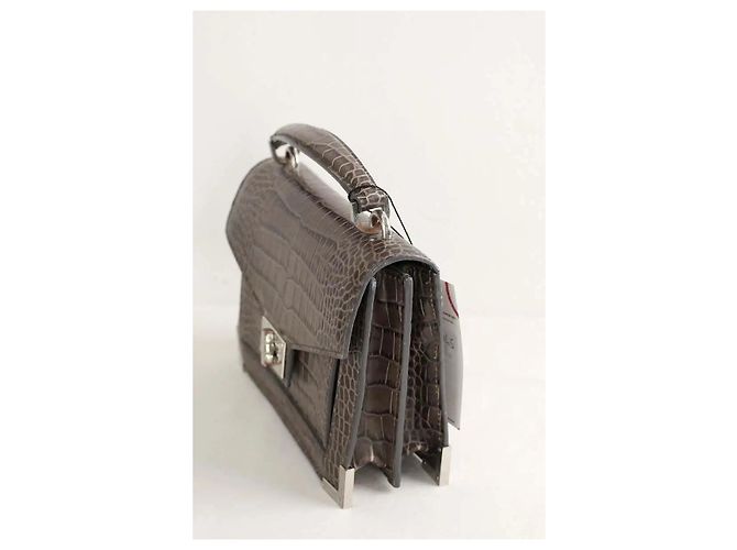 The Kooples Borsa a Spalla Emily in Pelle Khaki Cachi - vista 2