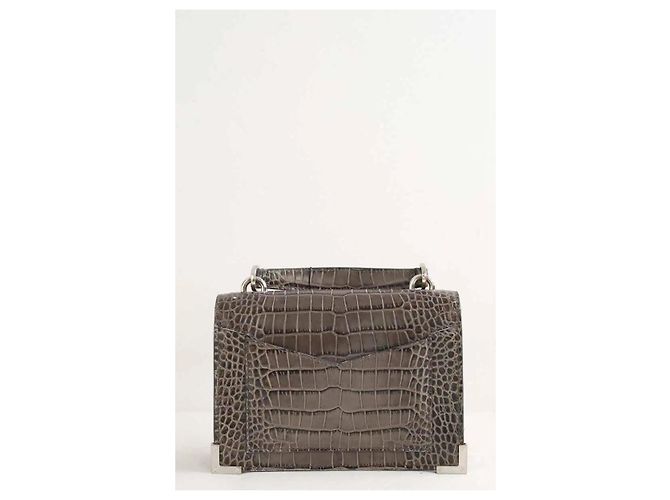 The Kooples Borsa a Spalla Emily in Pelle Khaki Cachi - vista 3