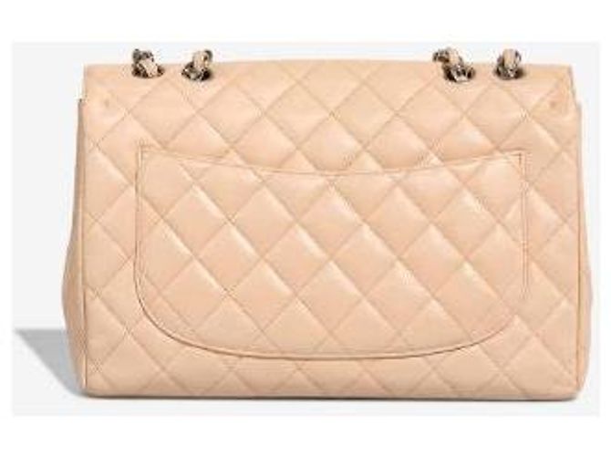 Borsa CHANEL Timeless/Classique in Pelle Beige - 103234 - vista 2