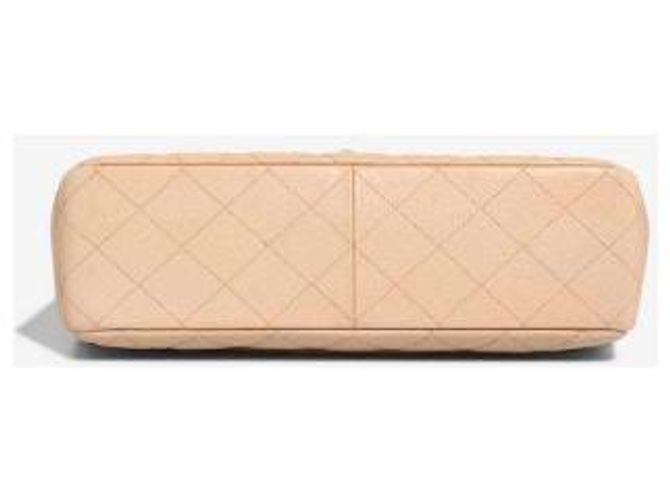 Borsa CHANEL Timeless/Classique in Pelle Beige - 103234 - vista 7