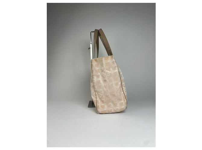 Vintage Chanel Tote Bag Beige - Ansicht 11