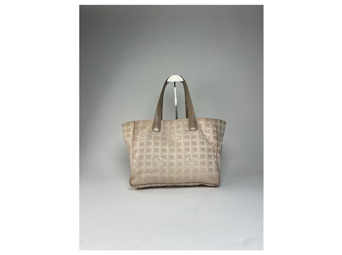 Vintage Chanel Tote Bag Beige - Ansicht 12