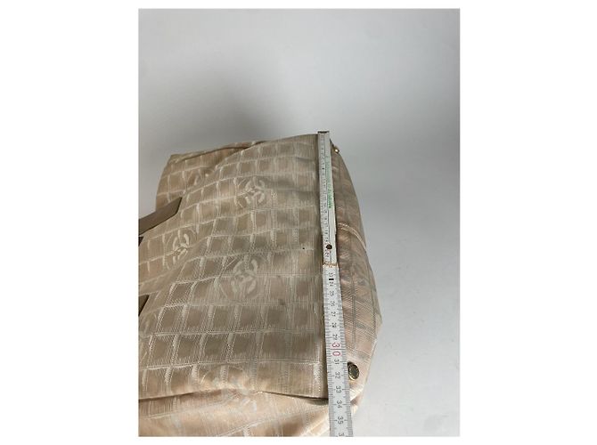 Vintage Chanel Tote Bag Beige - Ansicht 13