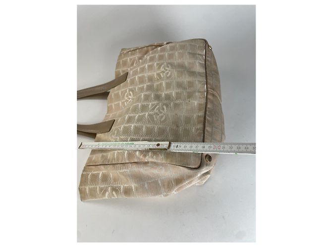 Vintage Chanel Tote Bag Beige - Ansicht 14