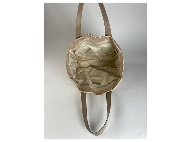 Vintage Chanel Tote Bag Beige - Ansicht 5
