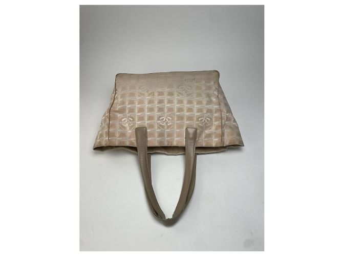 Vintage Chanel Tote Bag Beige - Ansicht 6