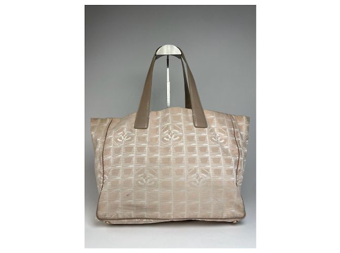 Vintage Chanel Tote Bag Beige - Ansicht 7