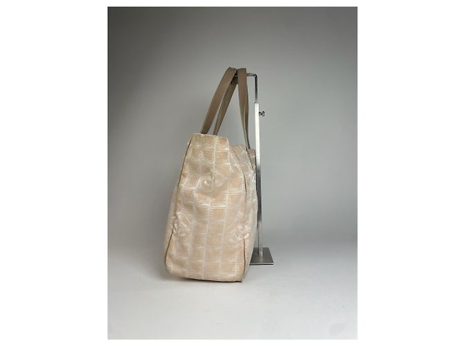 Vintage Chanel Tote Bag Beige - Ansicht 8