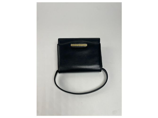 Vintage Givenchy Lederhandtasche schwarz - Ansicht 5