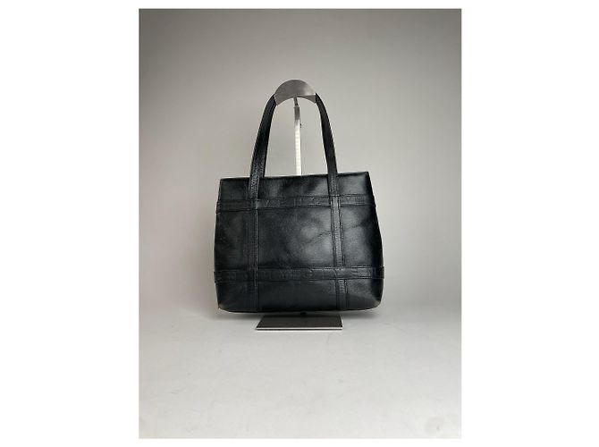 Vintage Givenchy Lederhandtasche schwarz - Ansicht 10