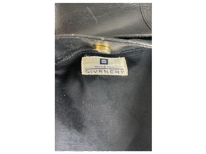 Vintage Givenchy Lederhandtasche schwarz - Ansicht 3