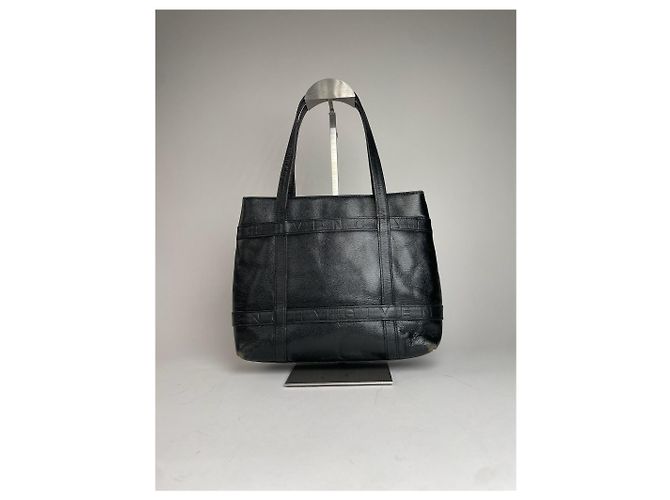 Vintage Givenchy Lederhandtasche schwarz - Ansicht 5