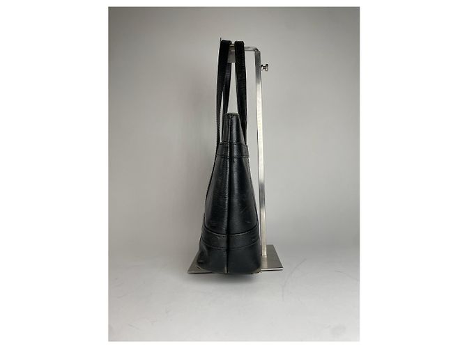 Vintage Givenchy Lederhandtasche schwarz - Ansicht 7