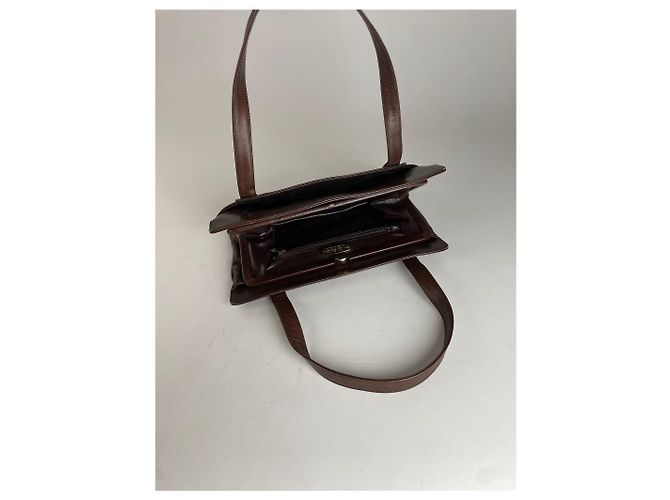 Borsa in pelle vintage Givenchy marrone - vista 4