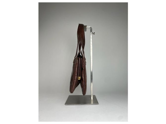 Borsa in pelle vintage Givenchy marrone - vista 8