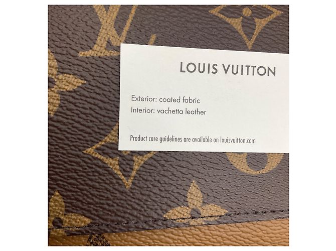 Louis Vuitton Brown / Tan Monogram Canvas Sarah Wallet - view 15