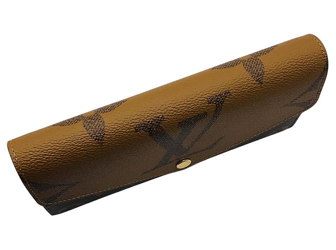 Louis Vuitton Brown / Tan Monogram Canvas Sarah Wallet - view 5