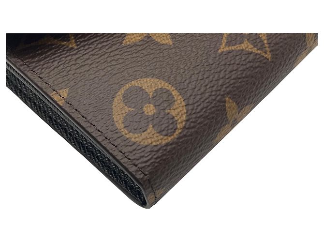 Louis Vuitton Brown / Tan Monogram Canvas Sarah Wallet - view 6