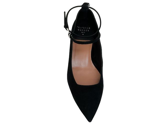 Ballerine Ilona in Camoscio Nero di Laurence Dacade - vista 4