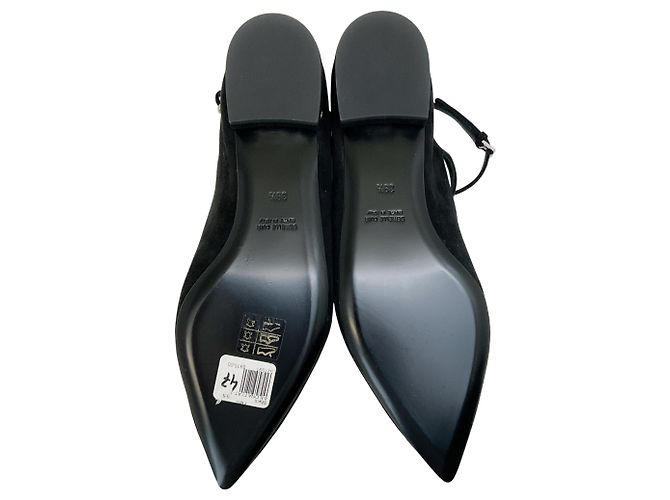 Ballerine Ilona in Camoscio Nero di Laurence Dacade - vista 8