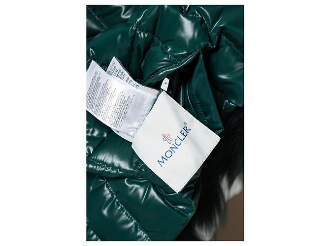 Moncler, wendeweste aus Pelz Grün - Ansicht 9