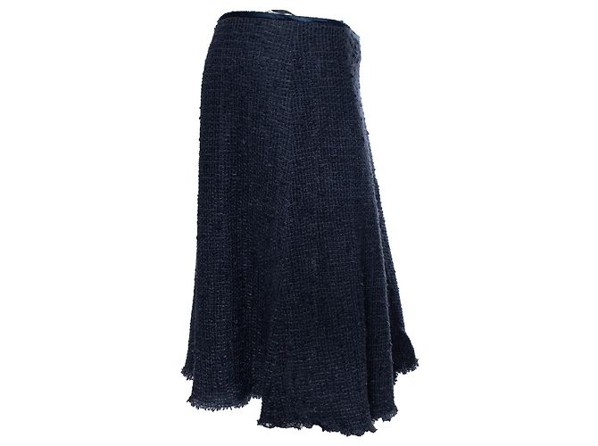 Falda de punto Prada en azul - vista 2