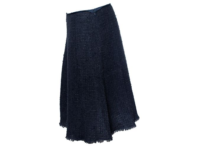 Falda de punto Prada en azul - vista 3