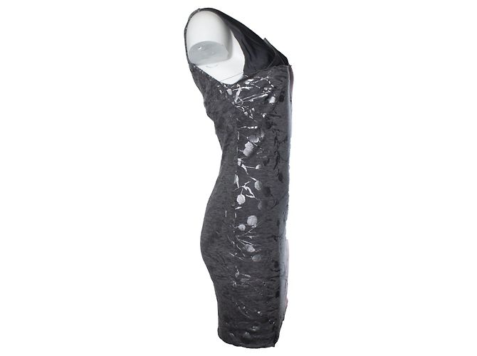 Autre Marque Jersey Costume Nacional,  jersey dress Pink Grey - view 4