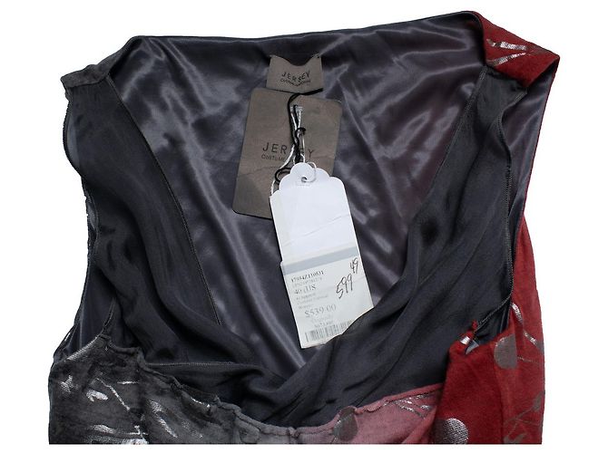Autre Marque Jersey Costume Nacional,  jersey dress Pink Grey - view 6