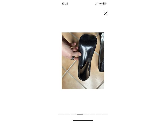 Décolleté Gucci in Pizzo Nero - vista 4