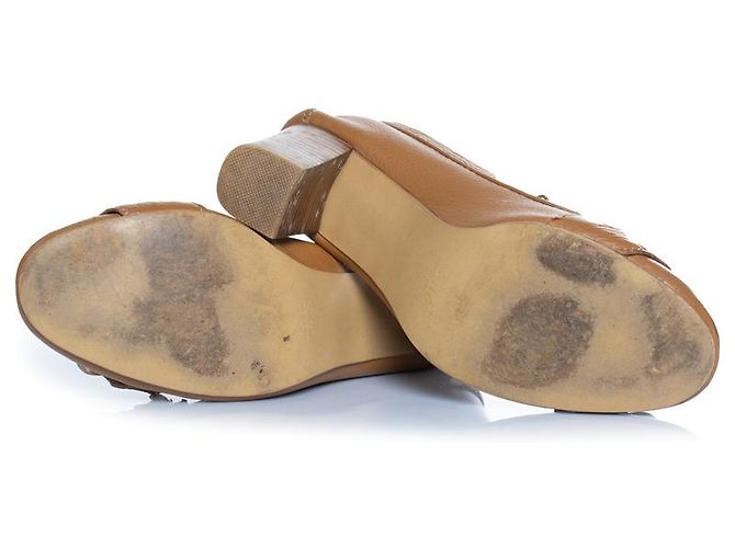 Chloé, brauner Leder-Loafer-Pump - Ansicht 7