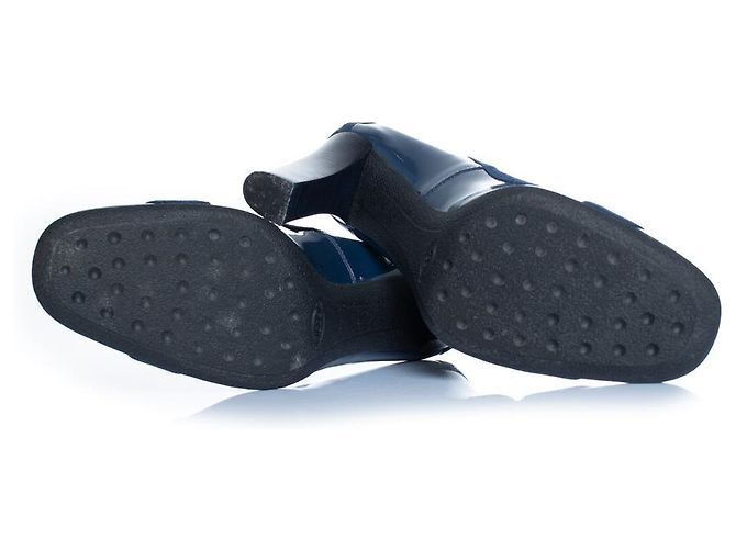 Tod's Tod’s, Lackleder Slipper Blau - Ansicht 7