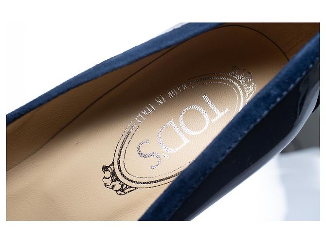 Tod's Tod’s, Lackleder Slipper Blau - Ansicht 8