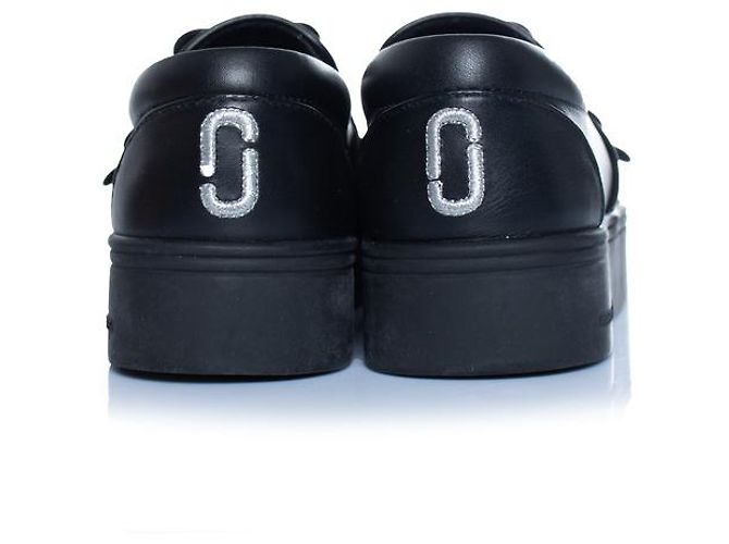 Marc Jacobs, Sneakers slip-on floreali in nero - vista 3