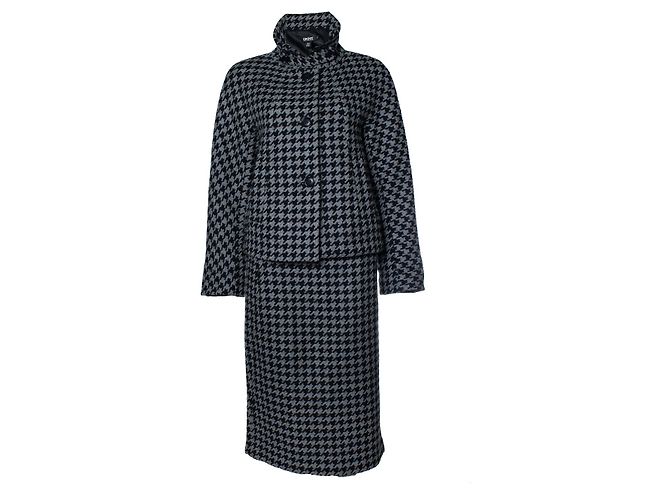Set pied de poule in nero e grigio di DKNY - vista 2