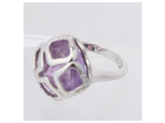 Anillo de cóctel Chopard Imperiale Amatista Diamante en oro blanco de 18k, Talla 51 EU - vista 10