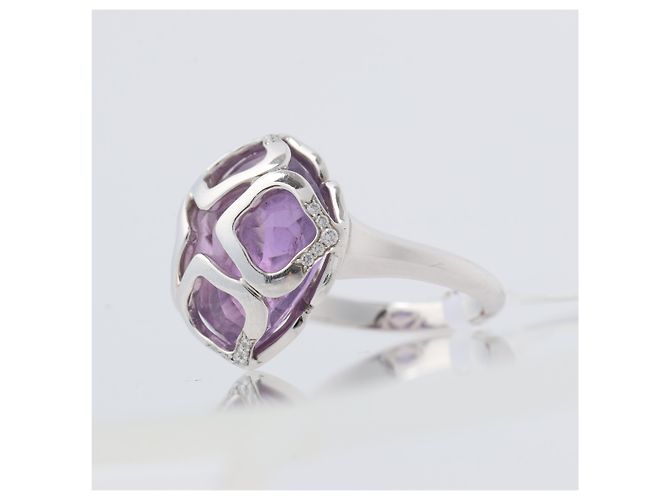 Anillo de cóctel Chopard Imperiale Amatista Diamante en oro blanco de 18k, Talla 51 EU - vista 2