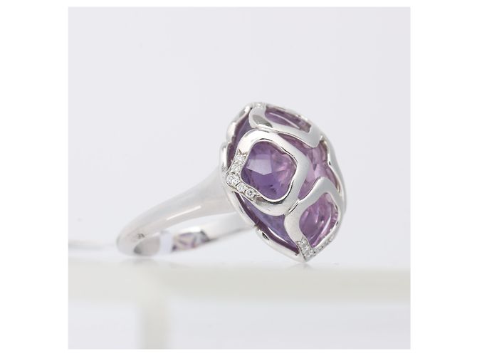Anillo de cóctel Chopard Imperiale Amatista Diamante en oro blanco de 18k, Talla 51 EU - vista 3
