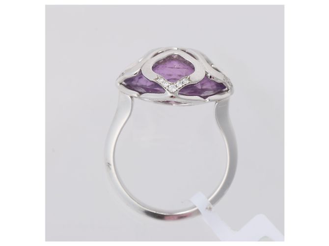Anillo de cóctel Chopard Imperiale Amatista Diamante en oro blanco de 18k, Talla 51 EU - vista 5