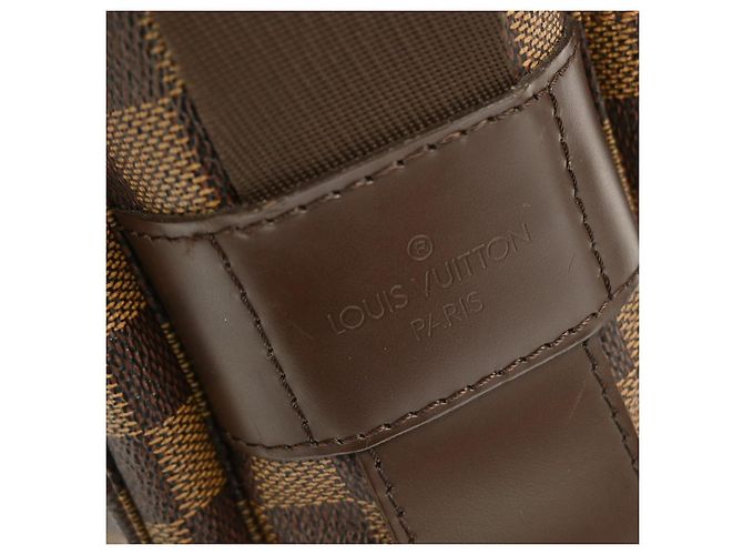 Borsa a mano Naviglio Damier Louis Vuitton Marrone - vista 6
