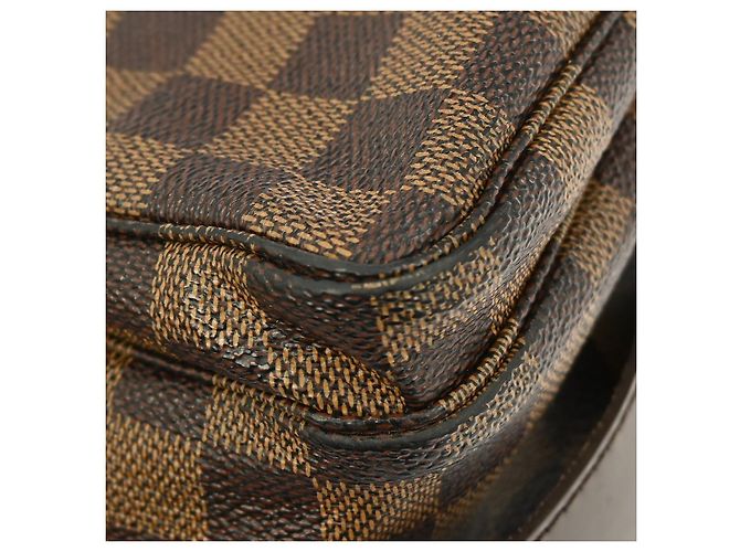 Borsa a mano Naviglio Damier Louis Vuitton Marrone - vista 7