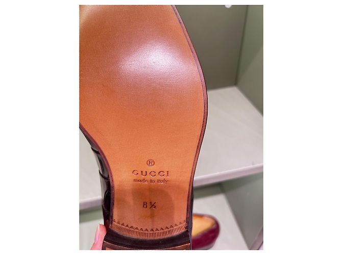 Marmont Mocassini Gucci in pelle di coccodrillo nero - vista 4