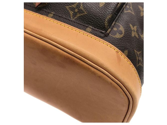 Louis Vuitton Monogram Montsouris MM Rucksack Braun - Ansicht 4